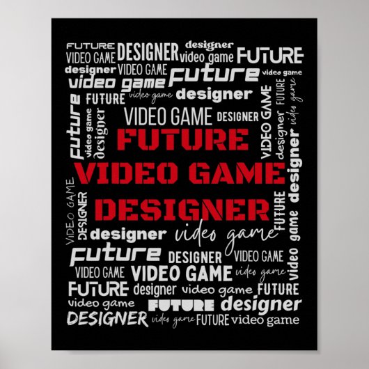 Video Game Developer Future Video Game Designer  ポスター (正面)