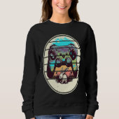 Video Game Easter Bunny Gaming Controller Gamer Bo スウェットシャツ (正面)