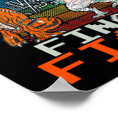 Video Game Halloween T-rex Skeleton Mummy - Final  ポスター (角)