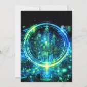 Video Game Level up Gaming Birthday Invitation 招待状 (裏面)