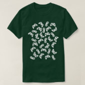 Video Game Pattern for Gamer  Tシャツ (デザイン正面)