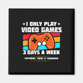 Video Game Player - Pc Console Online Gaming - Fun マグネット (正面)