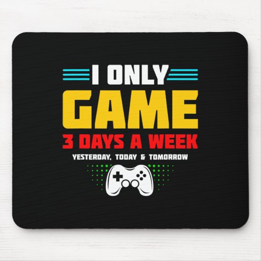 Video Game Player - Video Gamer - Gamer Meme - Fun マウスパッド (正面)