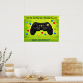 VIDEO GAME POSTER GAME for Birthday Parites ポスター (キッチン)