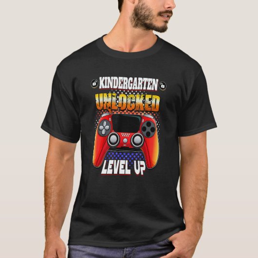 Video Gamer Back To School   Kindergarten Unlocked Tシャツ (正面)