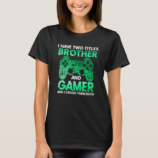 Video Gamer Gifts for Boys Teens Funny Gaming Brot Tシャツ (正面)