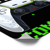 Video Gamer Student 100th Day Teacher 100 Days Of  ポスター (角)