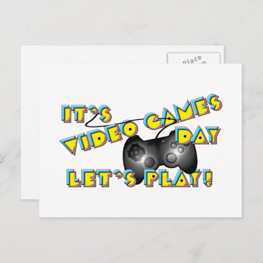 Video Games Day ポストカード (正面/裏面)