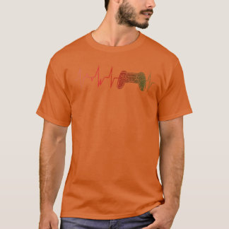 Video Games Gamer Gift Idea Heartbeat Controller G Tシャツ