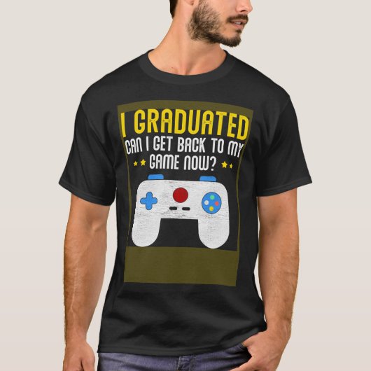 Video Games Graduation  Gamer Tシャツ (正面)