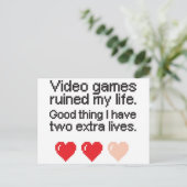 Video Games Ruined My Life.  シーズンポストカード (スタンド正面)