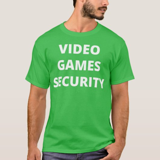Video Games Security Funny Gamer Game Lover friend Tシャツ (正面)