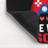 Video Games Valentines Day Gamer Gaming  マウスパッド (コーナー)