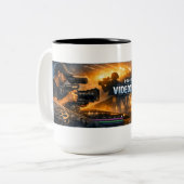 Videographer with action ツートーンマグカップ (正面左)