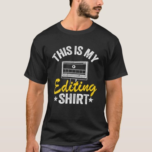 Videography Movie Video Editor Film Maker This Is Tシャツ (正面)
