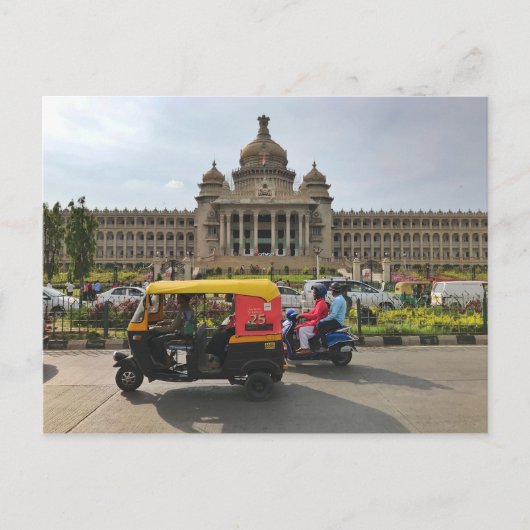 Vidhana Soudha、ベンガルール、カルナタカ、インド ポストカード (正面)