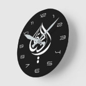 Vie... ラウンド壁時計 (傾斜)