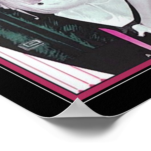 Vie Parisienne Art Deco Smoke Rings ポスター (角)