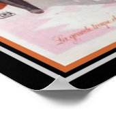 Vie Parisienne "Glamor Girl" Deco Poster 16 x 20 ポスター (角)