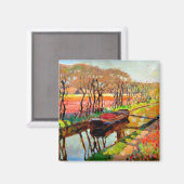 Viegers -オランダ球場のファットボート マグネット (正面/裏面)