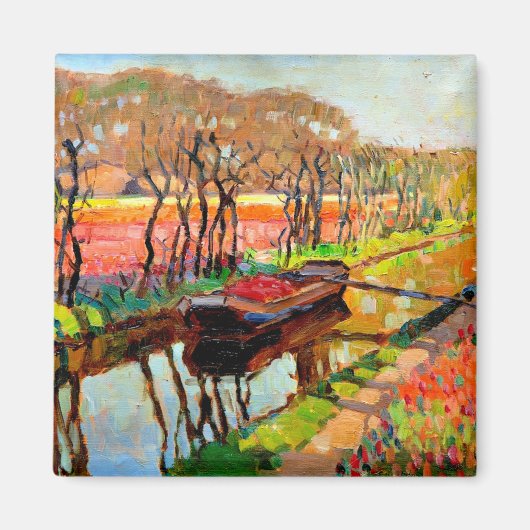 Viegers -オランダ球場のファットボート マグネット (正面)