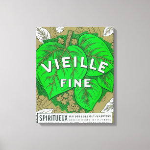 Vieilleの上質ワインLabelEurope キャンバスプリント