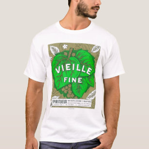 Vieilleの上質ワインLabelEurope Tシャツ