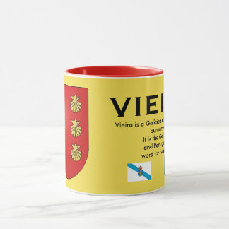 Vieiraの家紋のコーヒー・マグ マグカップ