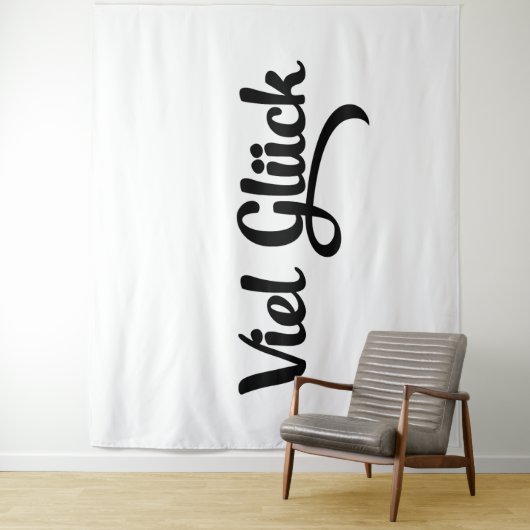 Viel Glück | Good Luck German Language タペストリー (インサイチュ)