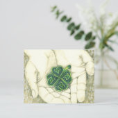 Viel Gluck!、Kleeblatt、Keltischer Knoten氏 ポストカード (スタンド正面)