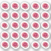 Viele kleine Rosa Rosen シール (正面)