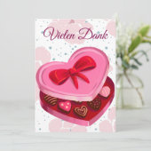 Vielen Dank,  Pralinen Herz  招待状 (スタンド正面)