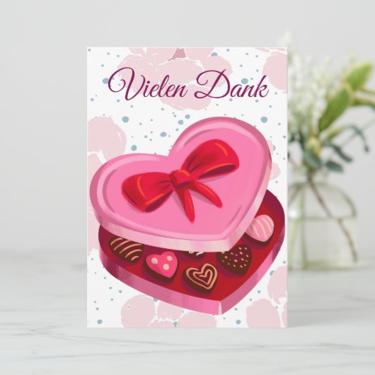 Vielen Dank,  Pralinen Herz  招待状 (スタンド正面)