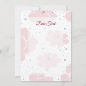 Vielen Dank,  Pralinen Herz  招待状 (裏面)