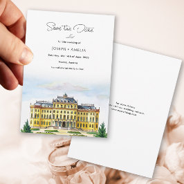 Vienna Austria Destination Wedding Save the Date セーブザデート