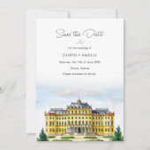 Vienna Austria Destination Wedding Save the Date セーブザデート (正面)