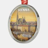 Vienna Austria Travel メタルオーナメント (左)
