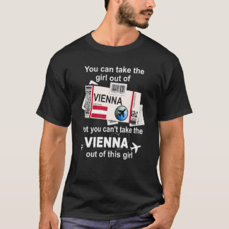 Vienna Boarding Pass Vienna Girl Vienna Tシャツ
