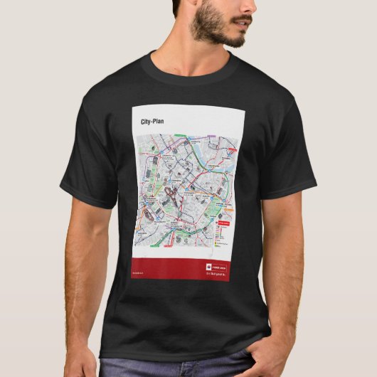 Vienna city plan tシャツ (正面)