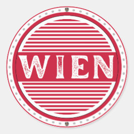 Vienna City Pride Emblem – Austrian Identity ラウンドシール