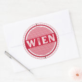 Vienna City Pride Emblem – Austrian Identity ラウンドシール (封筒)