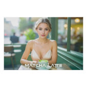 VIENNA - COFFEE HOUSE - MATCHA LATTE ポスター (正面)