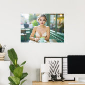 VIENNA - COFFEE HOUSE - MATCHA LATTE ポスター (ホームオフィス)