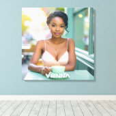 VIENNA - LOVE FROM AUSTRIA キャンバスプリント (インサイチュ (ウッドフロア))