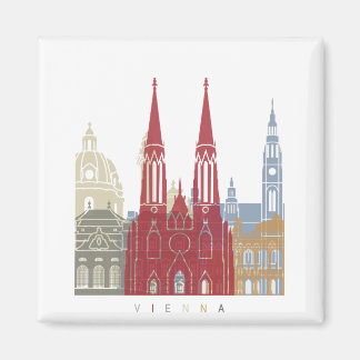 Vienna skyline poster マグネット