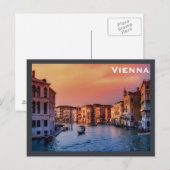 Vienna Vintage Tourism Travel Add ポストカード (正面/裏面)