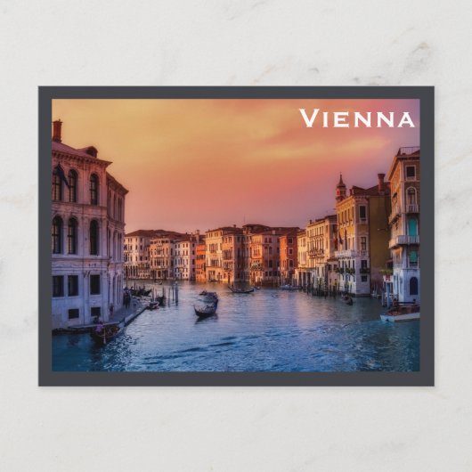 Vienna Vintage Tourism Travel Add ポストカード (正面)