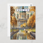 Vienne, où le café est un art, une passion ポストカード (正面/裏面)