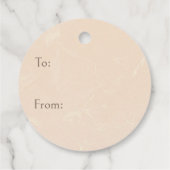 Viennese Whirls Biscuit and Holly Christmas Gift フェイバータグ (裏面)