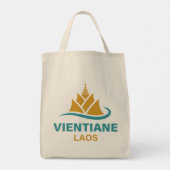 Vientiane Laos Southeast Asia トートバッグ (裏面)